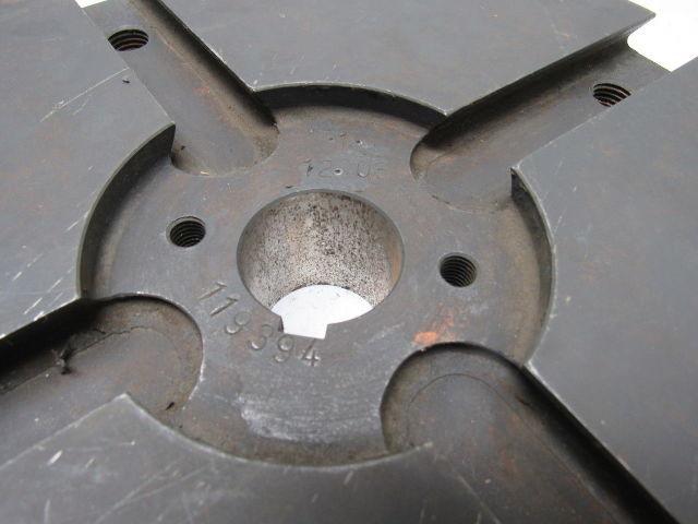 119-394 11-3/4 Shot Blaster Machine Bare 4 Blade Wheel  Repair Part