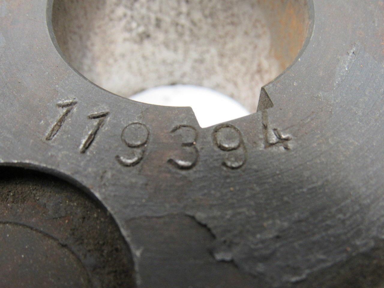 119-394 11-3/4 Shot Blaster Machine Bare 4 Blade Wheel  Repair Part