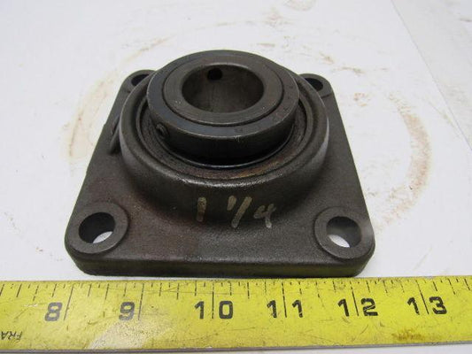 Fafnir RCJC 1-1/4" Bore Four Bolt Flange Mount Concentric Collar Ball Bearing