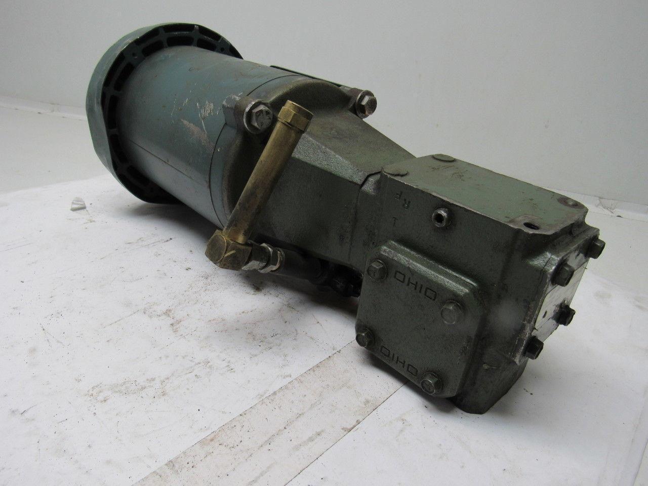 Ohio Gear B2133 Gearmotor 5-B Ratio 1/2HP 3PH 1725RPM