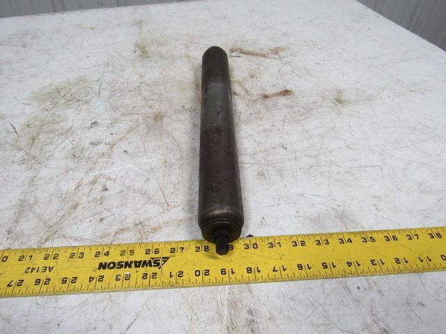 17" O.A.L. Conveyor Roller 15-1/4" Face 1.90" Dia. 7/16" Hex Shaft End Lot/20
