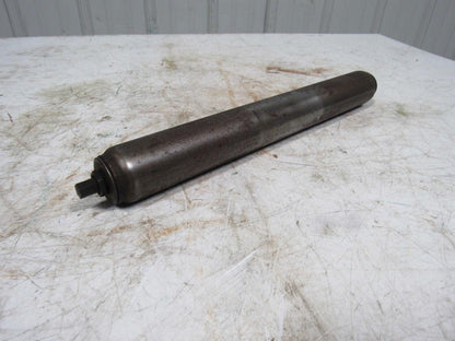 17" O.A.L. Conveyor Roller 15-1/4" Face 1.90" Dia. 7/16" Hex Shaft End Lot/20