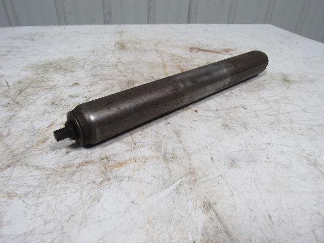 17" O.A.L. Conveyor Roller 15-1/4" Face 1.90" Dia. 7/16" Hex Shaft End Lot/20