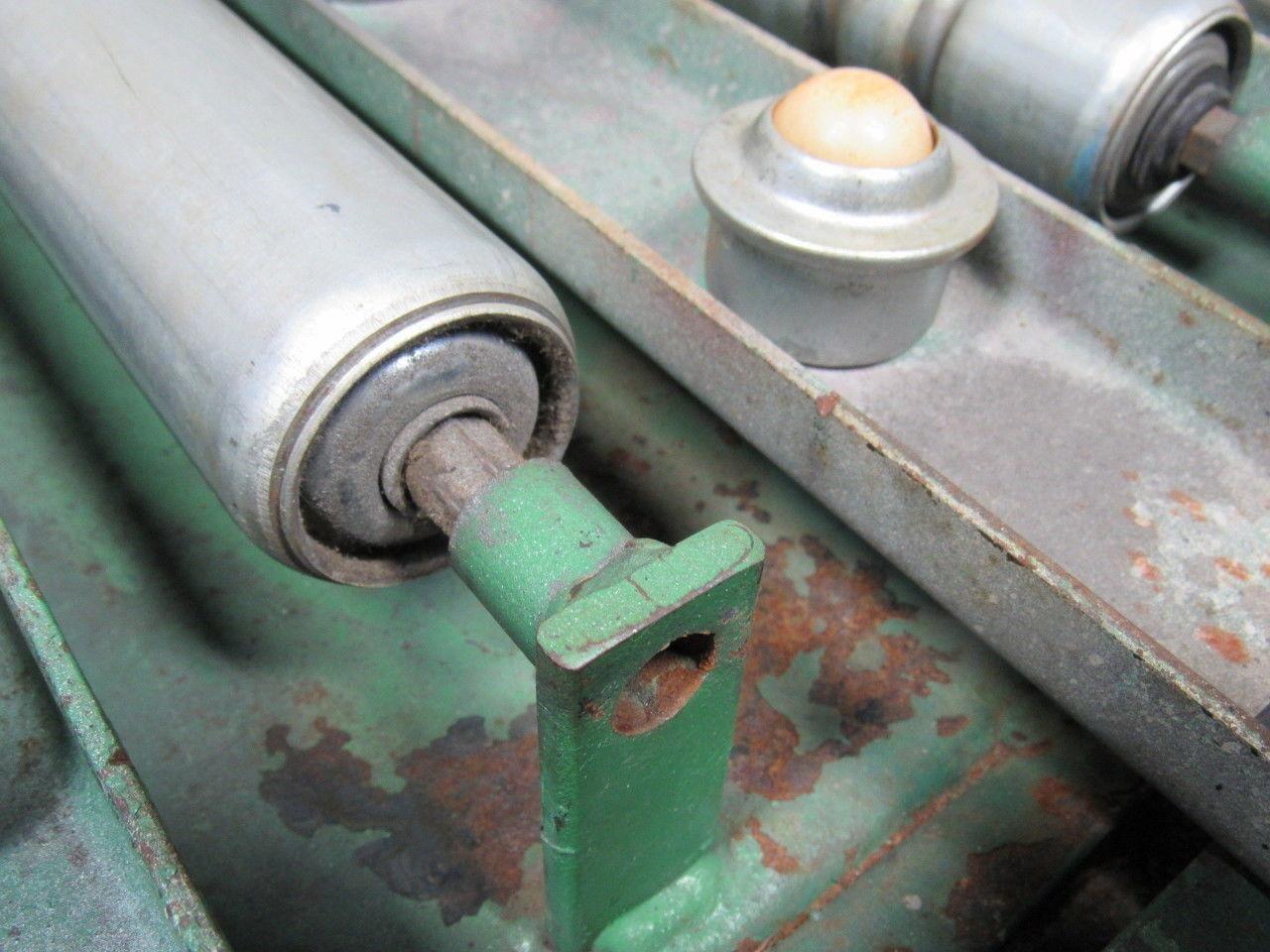 RAPISTAN 38-1/2"W x 46"L Pneumatic Lift Take Off Manual Discharge Conveyor