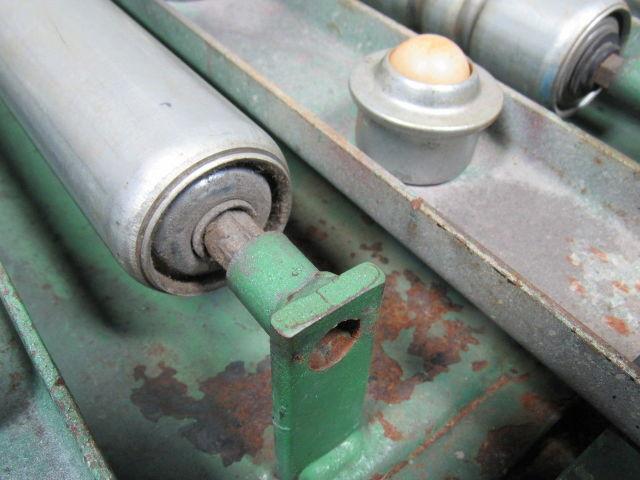 RAPISTAN 38-1/2"W x 46"L Pneumatic Lift Take Off Manual Discharge Conveyor