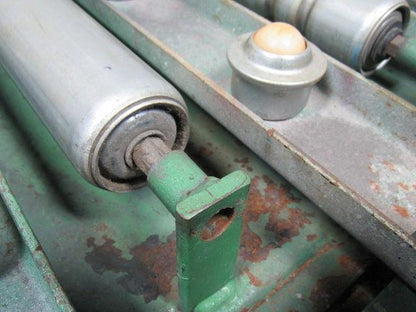 RAPISTAN 38-1/2"W x 46"L Pneumatic Lift Take Off Manual Discharge Conveyor