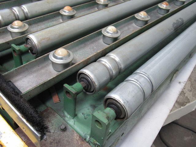 RAPISTAN 38-1/2"W x 46"L Pneumatic Lift Take Off Manual Discharge Conveyor