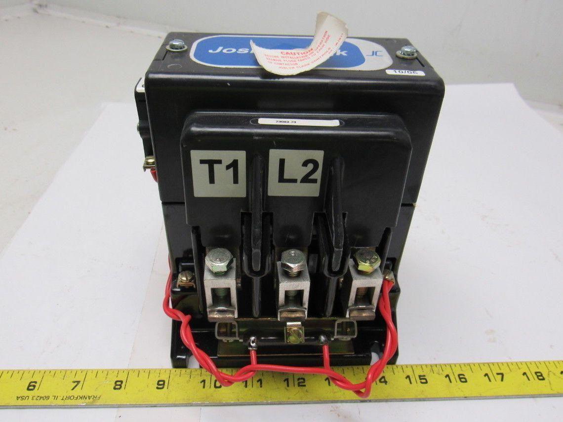 JOSLYN CLARK 7403-3050-22 SIZE 3 250VDC Definite Purpose Contactor 100A Open New