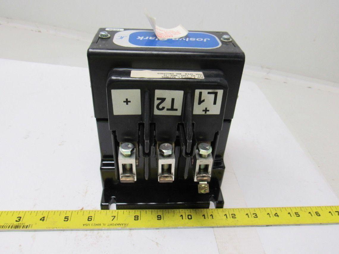 JOSLYN CLARK 7403-3050-22 SIZE 3 250VDC Definite Purpose Contactor 100A Open New