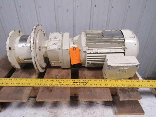 Sew Eurodrive RF37DV100M4 W/Seepex Size 25 Progressive Cavity Pump Adapter