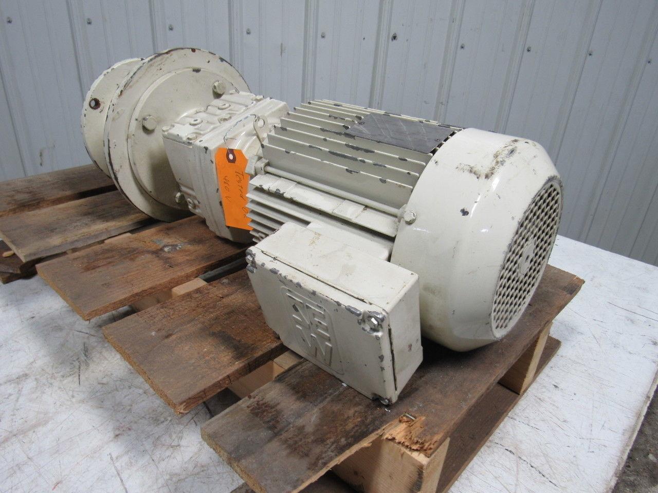 Sew Eurodrive RF37DV100M4 W/Seepex Size 25 Progressive Cavity Pump Adapter