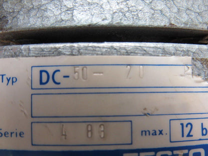 Festo DC-50-20 Double Ended 19mm Stroke Pneumatic Cylinder