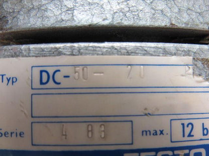 Festo DC-50-20 Double Ended 19mm Stroke Pneumatic Cylinder