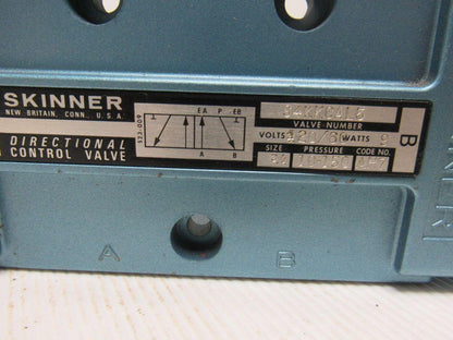 Skinner S4KKCAL5 Pneumatic 120V Directional Control Valve 3/4"