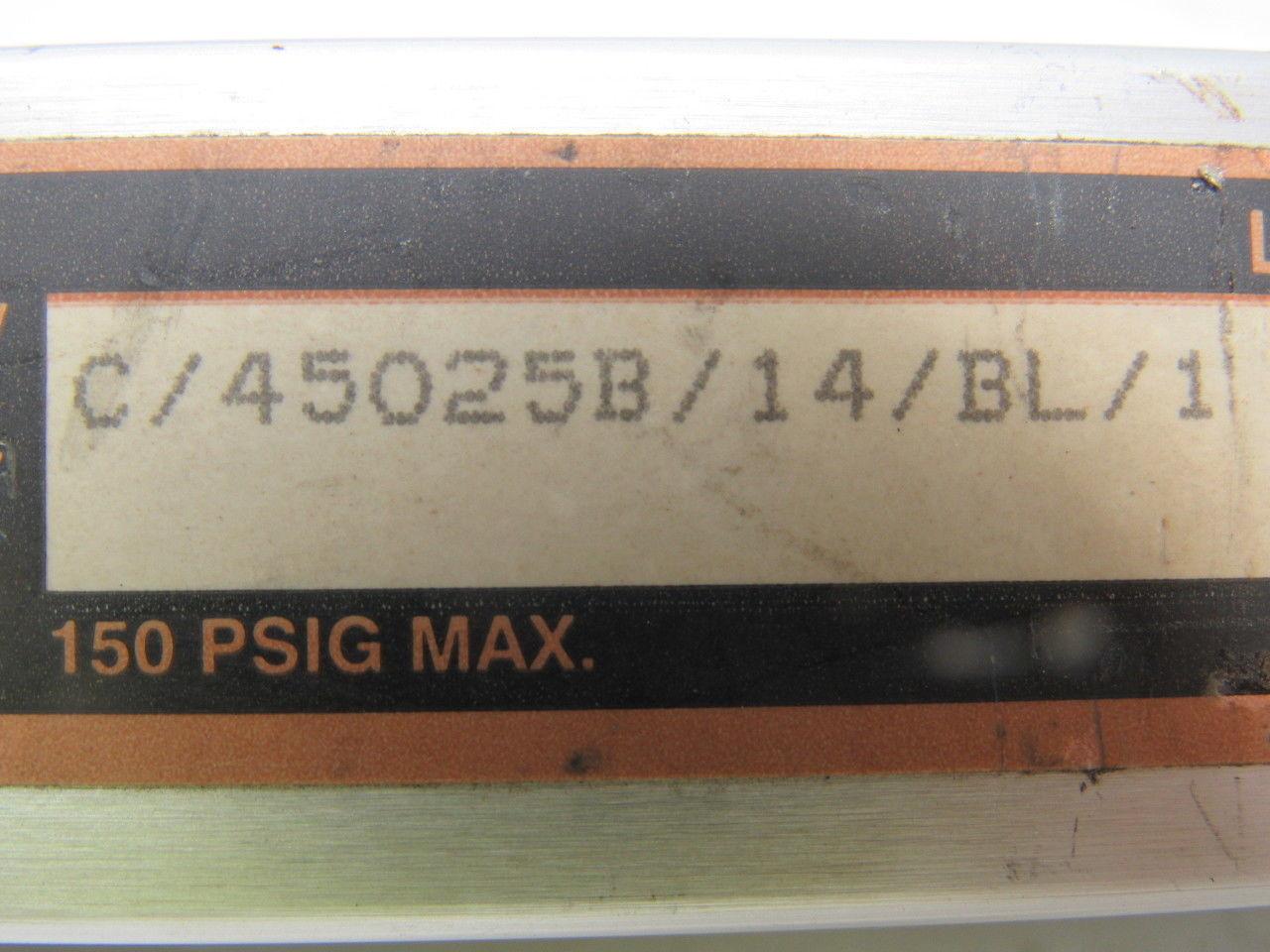 Norgren C/45025B/14/BL/1 Pneumatic Rodless Cylinder 1" Bore 14" Stroke