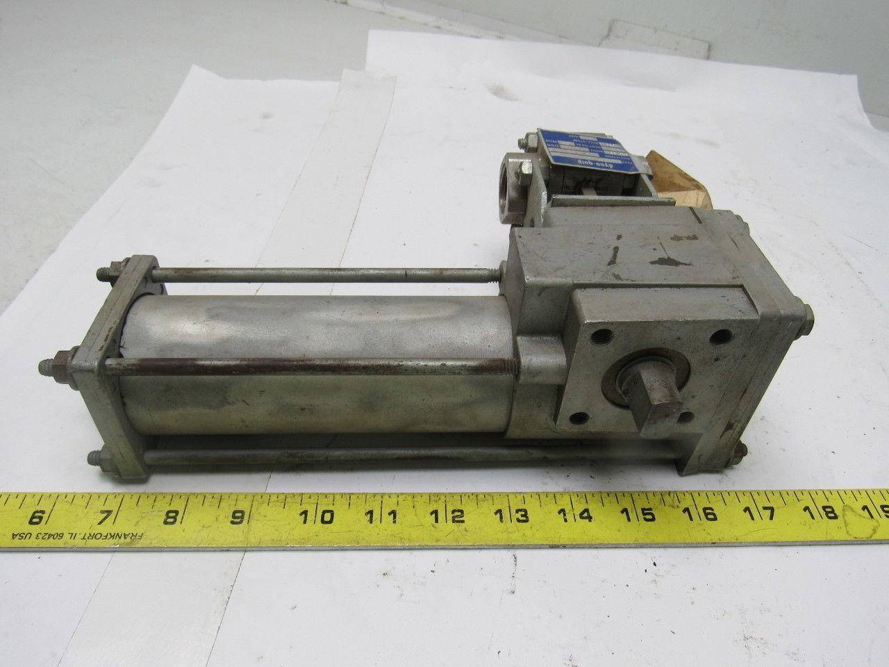 Dyna-Quip AP3S/VH12TC2B Pneumatic Actuator W/ 3/4" NPT Ball Valve