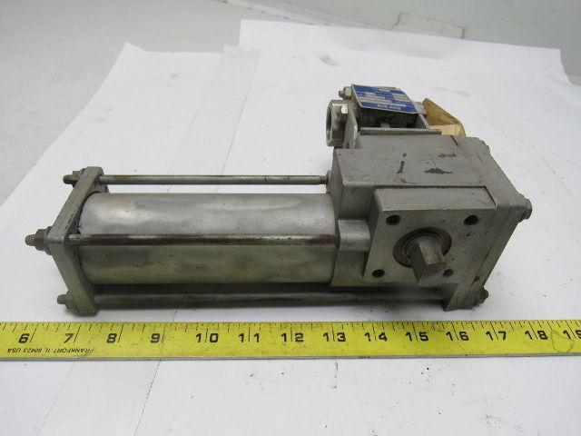 Dyna-Quip AP3S/VH12TC2B Pneumatic Actuator W/ 3/4" NPT Ball Valve