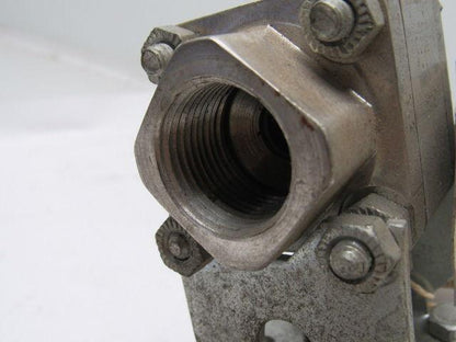 Dyna-Quip AP3S/VH12TC2B Pneumatic Actuator W/ 3/4" NPT Ball Valve