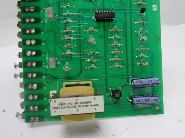 Fenner 12M03-113-02 8100-0562 Rev A Bi-Directional Output Circuit Board Card