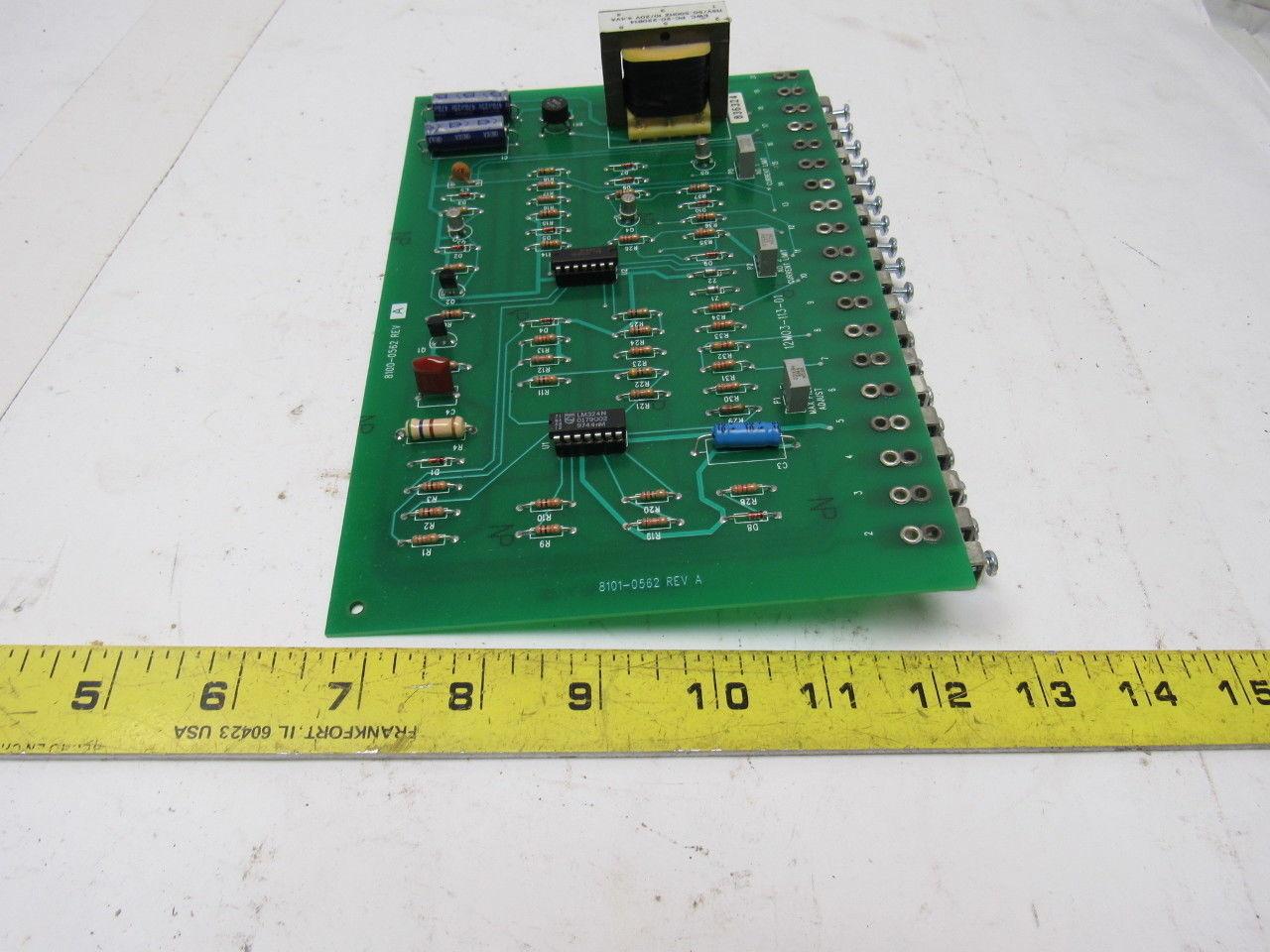 Fenner 12M03-113-02 8100-0562 Rev A Bi-Directional Output Circuit Board Card