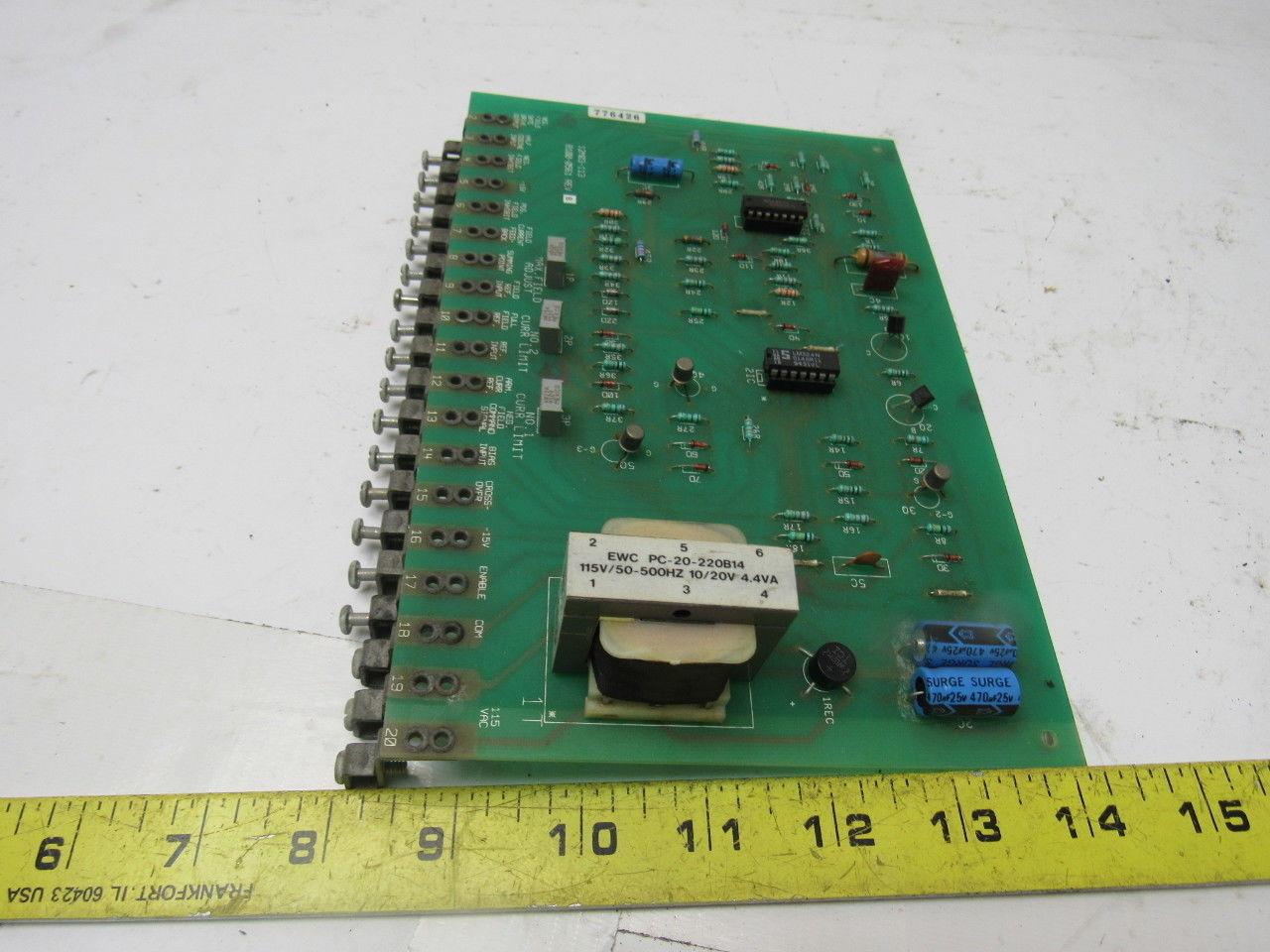 Fenner 12M03-113 8100-0561 Rev B Bi-Directional Output Circuit Board Card