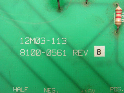 Fenner 12M03-113 8100-0561 Rev B Bi-Directional Output Circuit Board Card