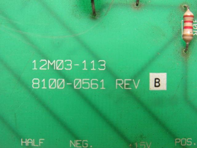 Fenner 12M03-113 8100-0561 Rev B Bi-Directional Output Circuit Board Card