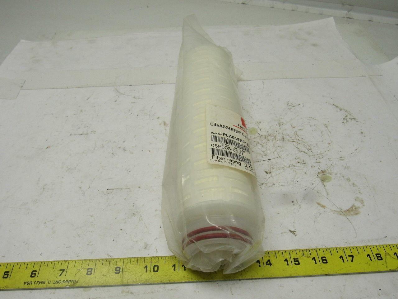 Cuno PLA045B01BA LifeASSURE Fluid Purification Cartridge Filter 10" Length