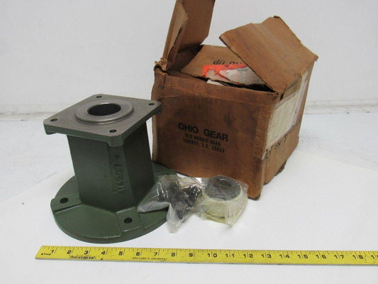 Ohio Gear 414332 1-1/8" Motor Bell Reducer 182TC Worm Gear Speed Reducer Housing