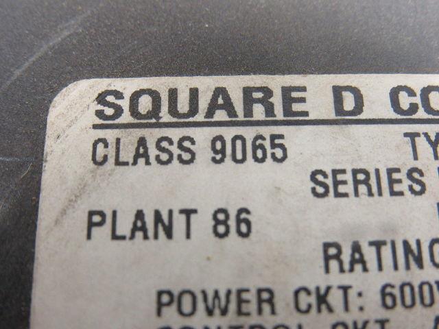 Square D 9065-FO1L Series B Thermal Overload Relay Melting Alloy Starter Lathe
