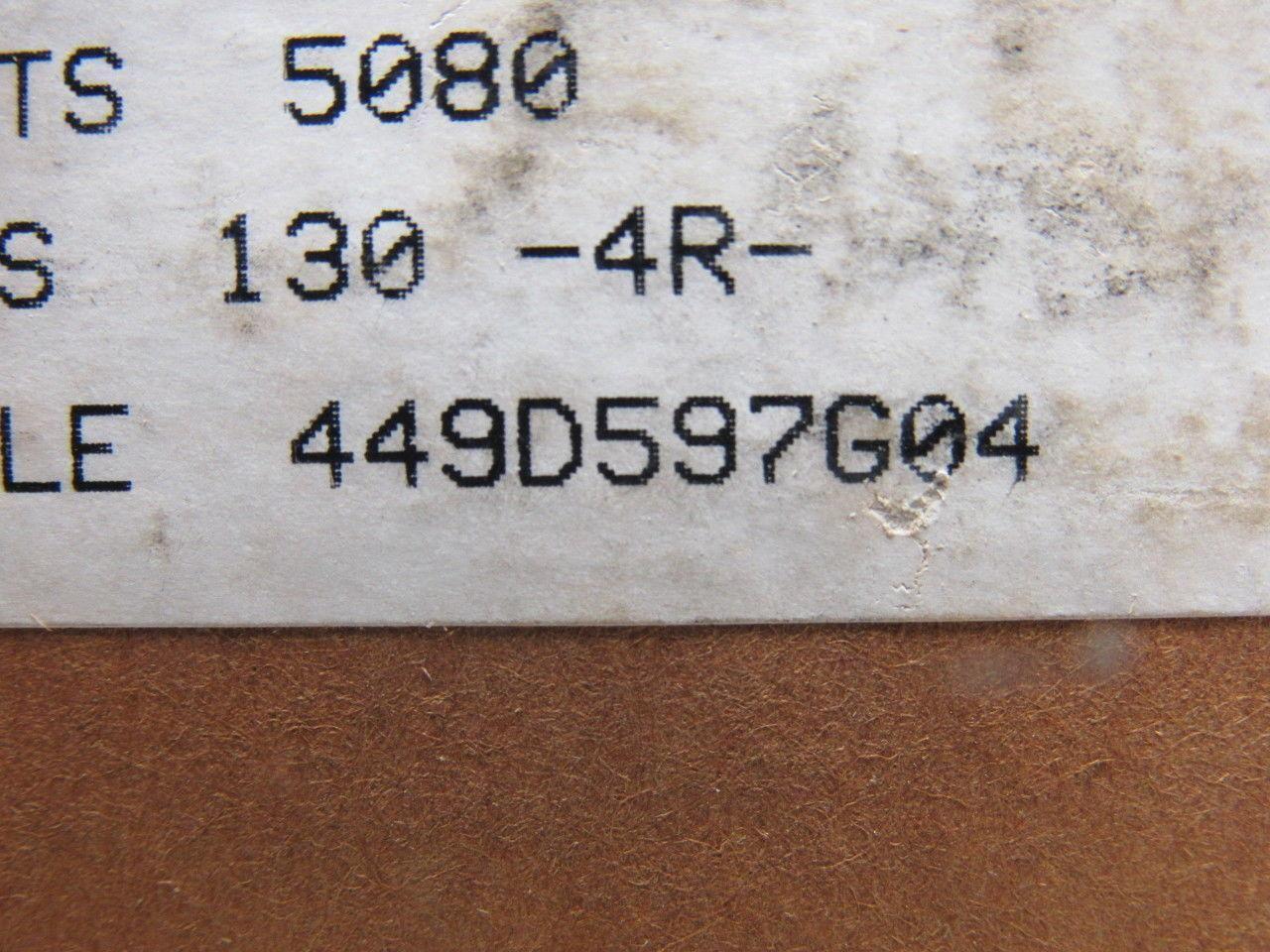 Westinghouse 449D597G04 Single Barrel Ferrule Mounted R-Rated Fuse 130A