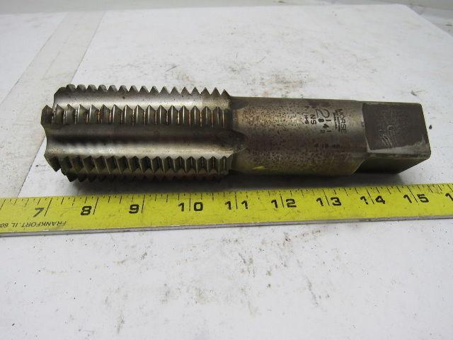 Morse 2-1/8"-4-1/2 Bottom Tap 6 Flute HSS 3-3/4" Flute Length 8" OAL Rare Size
