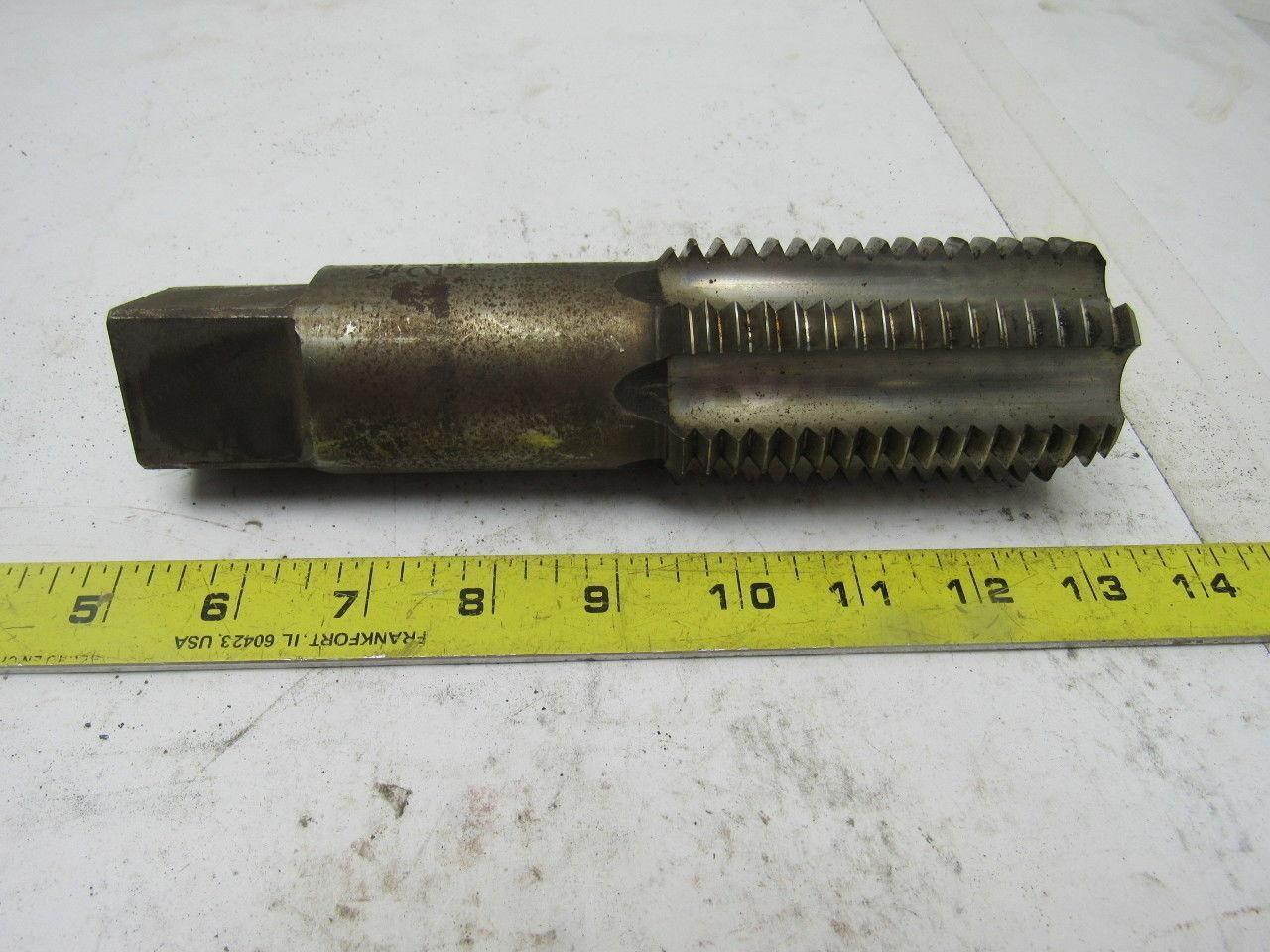 Morse 2-1/8"-4-1/2 Bottom Tap 6 Flute HSS 3-3/4" Flute Length 8" OAL Rare Size