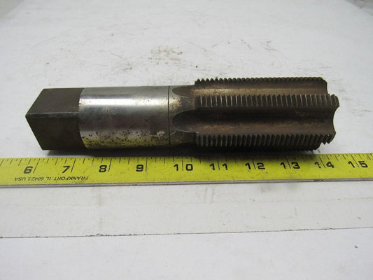 R & N Co. 2-1/8"-8 Bottom Tap 6 Flute HSS 3-5/8" Flute Length 8" OAL