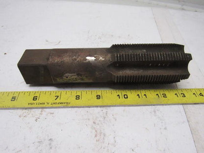 Morse 2-1/8"-8 Plug Tap 6 Flute HSS 3-5/8" Flute Length 8" OAL