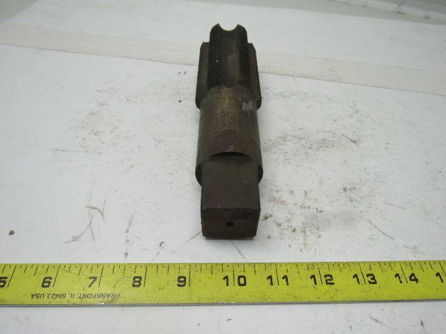 Morse 2-1/8"-8 Plug Tap 6 Flute HSS 3-5/8" Flute Length 8" OAL