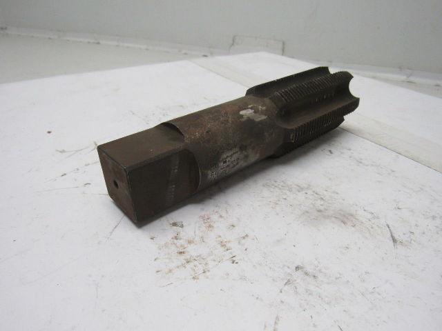 Morse 2-1/8"-8 Plug Tap 6 Flute HSS 3-5/8" Flute Length 8" OAL