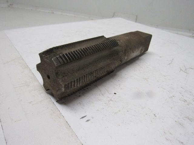 Morse 2-1/8"-8 Plug Tap 6 Flute HSS 3-5/8" Flute Length 8" OAL