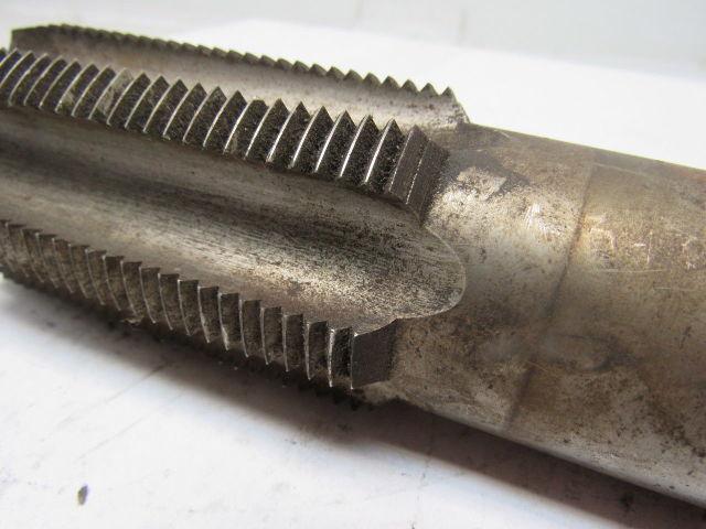 Morse 2-1/8"-8 Plug Tap 6 Flute HSS 3-5/8" Flute Length 8" OAL