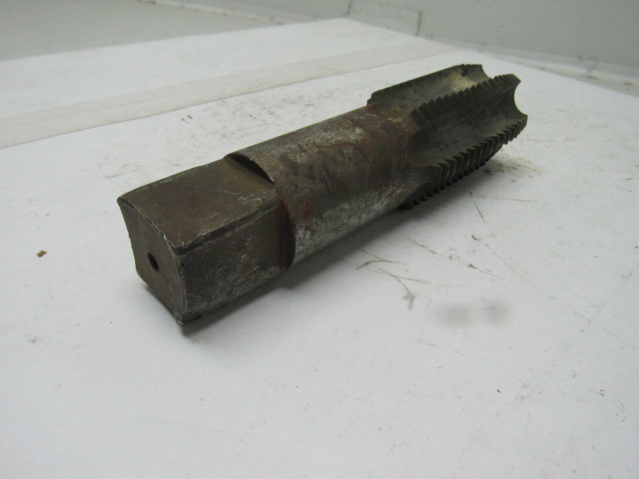 Morse 2-1/4"-4-1/2 Plug Tap 6 Flute HSS 3-1/2 Flute Length 8-5/8 OAL Rare Size