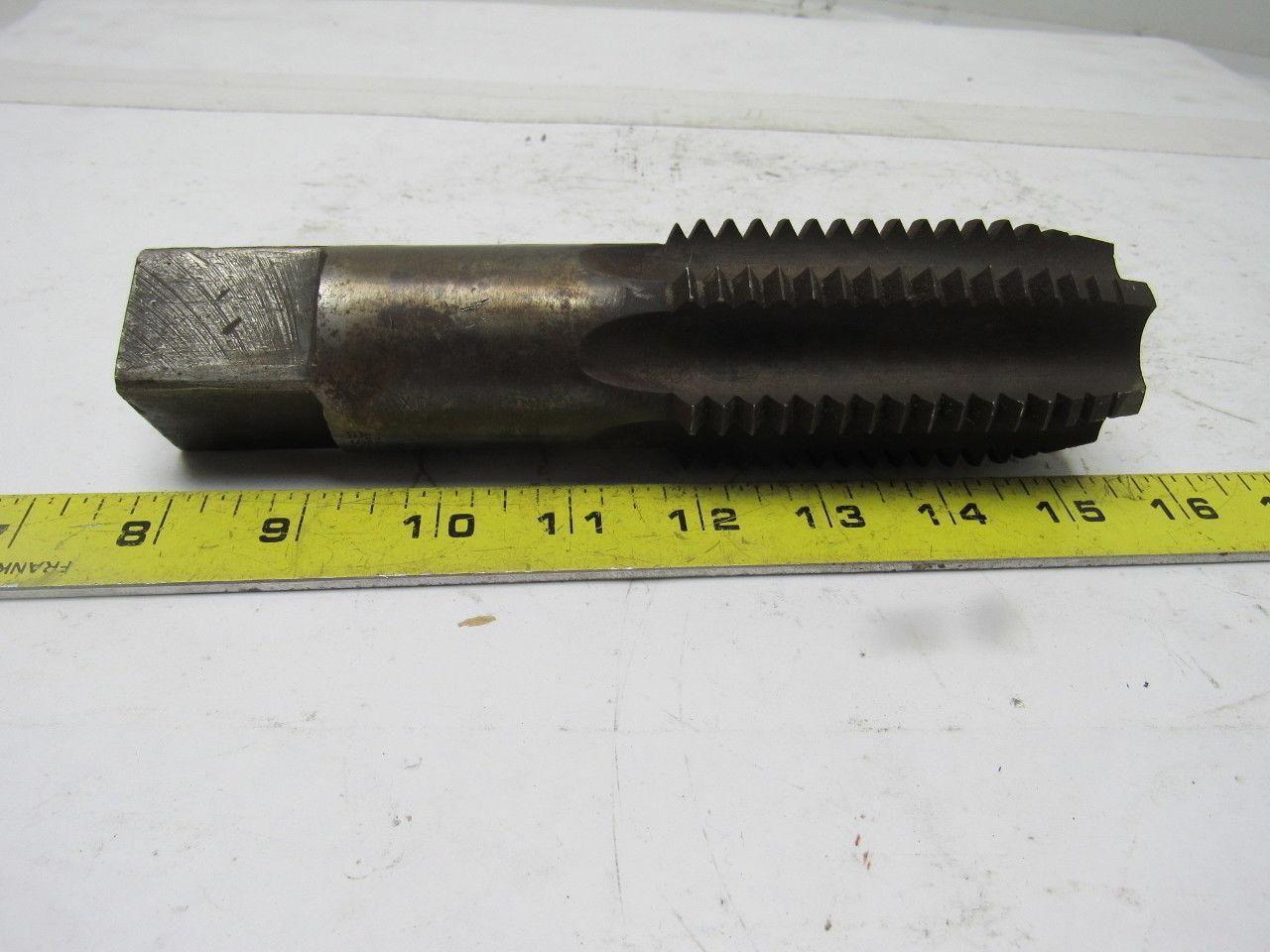 Morse 2"-4-1/2 Plug Tap 4 Flute HSS 3-3/4" Flute Length 1-3/4" OAL Rare Size