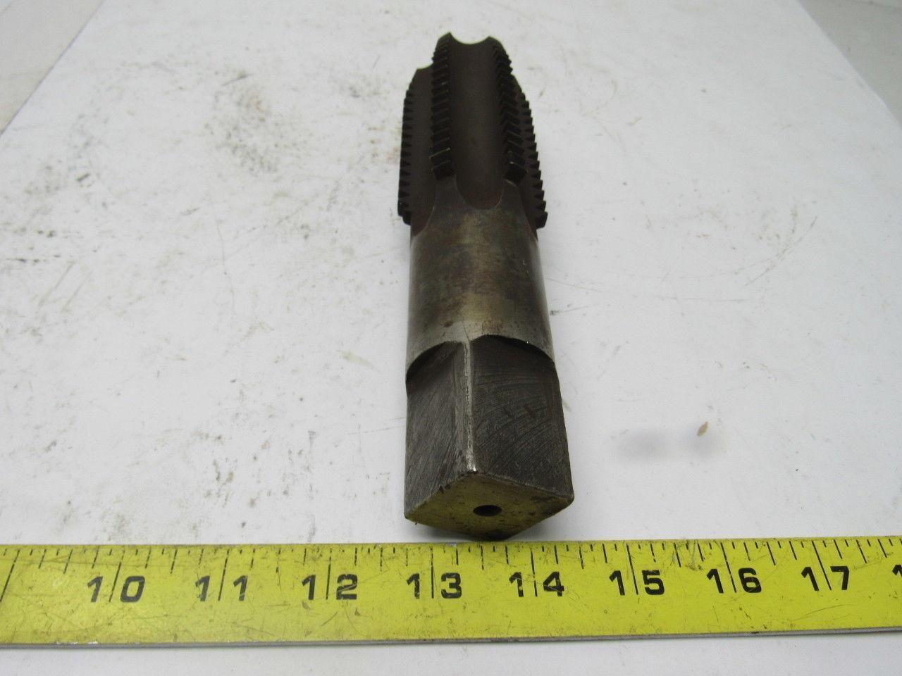 Morse 2"-4-1/2 Plug Tap 4 Flute HSS 3-3/4" Flute Length 1-3/4" OAL Rare Size