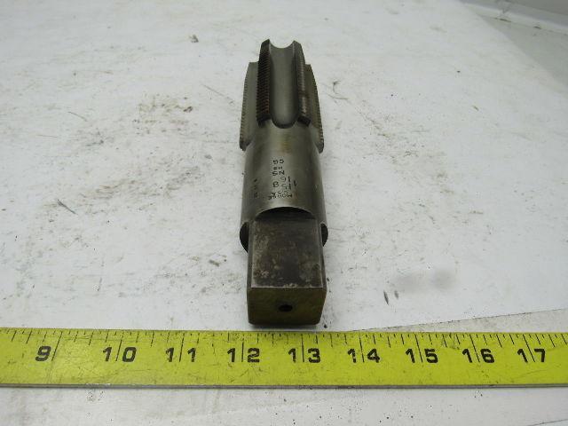 Morse 1-15/16"-8 Plug Tap 6 Flute HSS 3-1/2" Flute Length 7-3/4" OAL