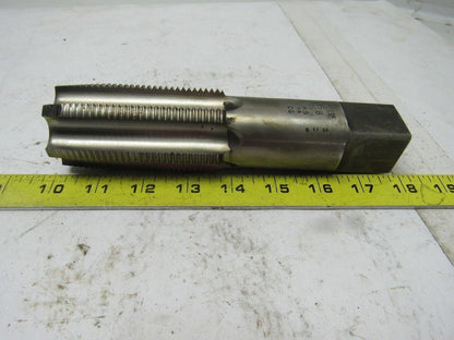 Morse 1-15/16"-8 Plug Tap 6 Flute HSS 3-1/2" Flute Length 7-3/4" OAL