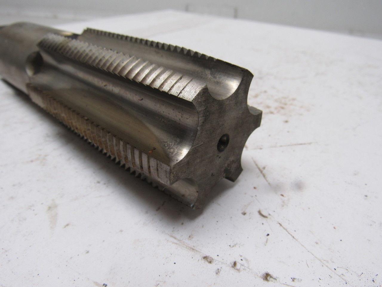 Morse 1-15/16"-8 Plug Tap 6 Flute HSS 3-1/2" Flute Length 7-3/4" OAL