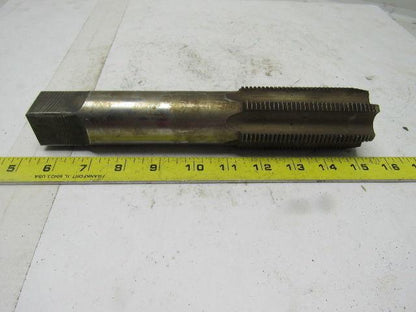 Greenfield 1-15/16"-8 Plug Tap 6 Flute HSS 4" Flute Length 10" OAL