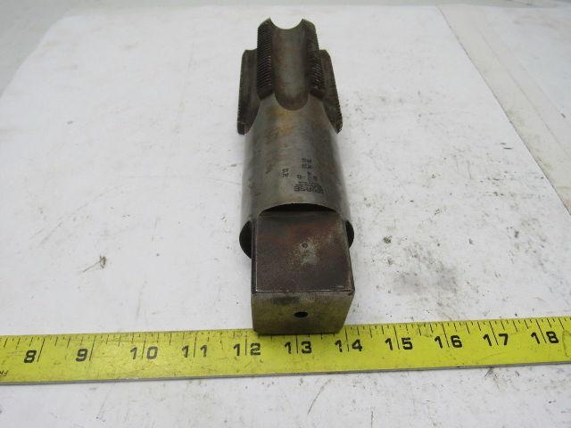 Morse 2-3/4"-8 Plug Tap 6 Flute HSS 3-3/4" Flute Length 9" OAL
