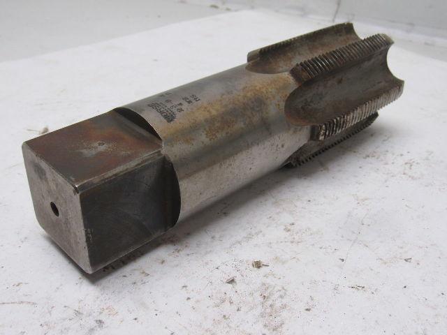 Morse 2-3/4"-8 Plug Tap 6 Flute HSS 3-3/4" Flute Length 9" OAL
