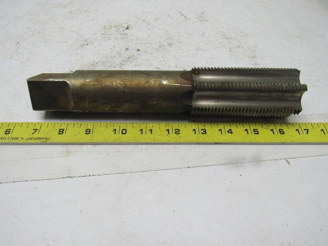Greenfield 1-15/16"-8 Bottom Tap 6 Flute HSS 4" Flute Length 10" OAL