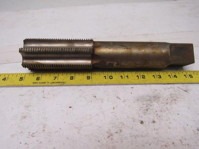 Greenfield 1-15/16"-8 Bottom Tap 6 Flute HSS 4" Flute Length 10" OAL